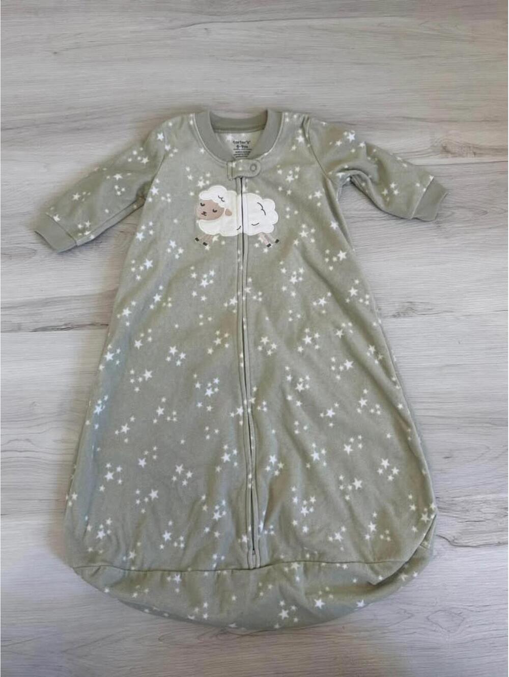 6-9m • Carter’s • Baby Girl Boy Clothes • Fleece Sleep Sack